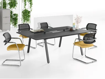 5TH ELEMENT - Rectangular meeting table with cable management by Las Mobili - view 2